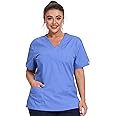 JONATHAN UNIFORM Womens Scrub Tunic Top with 3 Pockets for Dental, Carer, Vet, Beauty