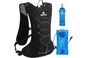 BBAIYULE Hydration Backpack with 2 L Hydration Bladder and 470 ml Bottle, Water Backpack, Large Running Vest Backpack, Running Backpack for Men and Women, Hiking, Cycling