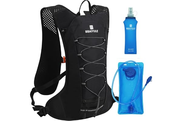 BBAIYULE Sac à Dos d'hydratation ,Sac à Dos d'eau,Grand Sac à Dos Gilet de Course, Sac à Dos de Course pour Femmes Hommes randonnée, Cyclisme