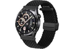 YASPARK Pasek kompatybilny z Huawei Watch GT 4 46 mm, 22 mm, elastyczny, regulowany, nylonowy pasek do Huawei Watch GT 3, Huawei Watch GT 2, Huawei Watch GT3 Pro 46 mm, Huawei Watch GT2 Pro, GT 2e