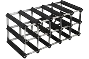 RTA 15 Bottle Traditional Wine Rack - Kit - Black Ash (FSC)