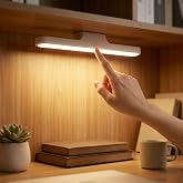Veluxa Rechargeable Magnetic Wall Light with Touch Control | LED Study Table Lamp for Students | Dimmable Reading Light for B