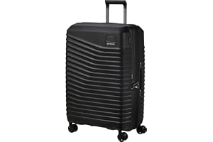 Samsonite Intuo Spinner incheckningsväska, 69 cm | Svart, expanderbar hård väska, 69H x 48W x 28D cm, 79/87 L, 3.1 kg, med TS