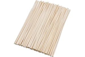 HOSSIAN Set of 100 Reed Diffuser Sticks -Reed diffusers-Reed Sticks -Diffuser Glass Bottles-Diffuser Refills- Natural Rattan Wood Replacement for Aroma Fragrance (9" 23cm)