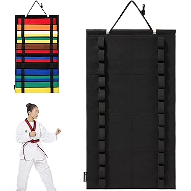 Cornice Per Cinture Arti Marziali - Espositore Da Parete Per Fino A 10 Cinture - Foto 9