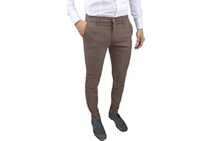 Cristiano Battistini Pantaloni Uomo sartoriali Slim Fit Casual Eleganti Invernali