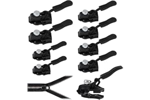 SMCEHEYA 8 PCS Zip Repair Kit 3 Sizes Replacement Zipper Puller Instant Fixer Zip Replacement Zip Slider for Backpacks Coats Jacket Luggage Sewing and Supplies(Black)