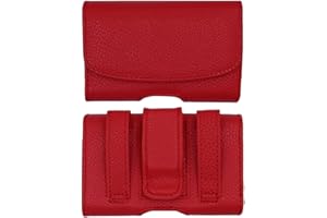 USASTAR-SNK 2. Generation Premium Tasche mit Gürtelclip für Tandem, Diabetes, Pflege, Insulinpumpe (T:Flex Pump/T:Slim G4 Pumpe/T:Slim X2 Pumpe) (Rot/Horizontal/1)