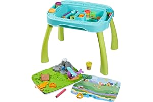 Play-Doh Kneading & Creative Table, Preschool Toy for Boys and Girls from 3 Years, Play-Doh Starter Set