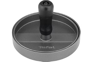 Tefal K18511 hamburgarpress gjuten aluminium, svart