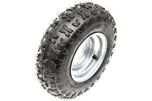 PETROLSCOOTER Wheel & Tyre 13x5.00-6 Silver 6" Rim 3 Stud Drift Zoom Kart Gokart 200cc 160cc