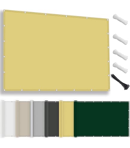 Jolan 90% Rete Ombreggiante,Tessuto Ombreggiante Marrone,Vele Parasole Rettangolari,Rete Telo Ombra Giardino Serra,Telone Ombreggiante con Occhielli,Facile da Installare,Brown-7x11m(23 * 36.1ft