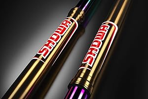 CMR DESIGN CO Pegatinas de Horquilla de Enduro Crystal Motocross compatibles para Showa Red 2022 (09)