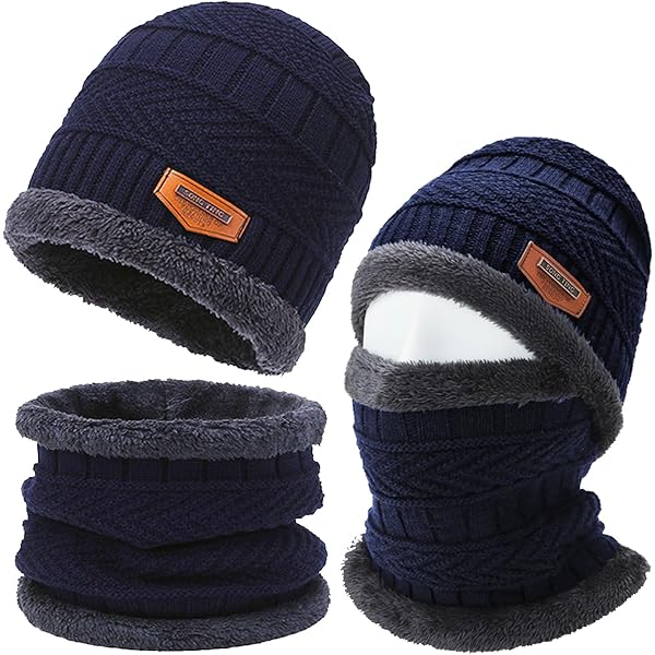 Gants D'hiver Tactiles Pour Homme - Double Couche Thermique, Doublure Polaire, Manchettes élastiques, Pour Vélo, Course, Ski