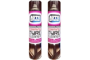 SIMPAHOME Professional Valeting Foaming Tyre Cleaner Spray - 2 x 650ml