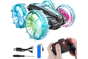 Britik Remote Control Car Toys for 5-12 Year Old Boys: Electric RC Car Toy Remote Control Boat for Kids Gifts for Age 5 6 7 8 9 10 11 12 Year Old Boy Girl Pool Summer Toys Outdoor RC Drift Stunt Cars