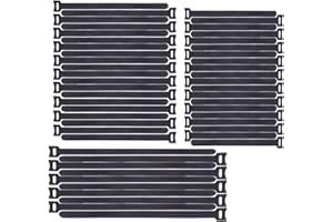 CZ Store® Opaski do kabli 50 szt., francuska marka, opaski zaciskowe, różne rozmiary, do przechowywania kabli, do biura, komputera, telewizora, 20 x 20 cm, 20 x 15 cm, 10 x 30 cm