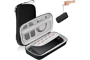 AriKroii Torba do przenoszenia kompatybilna z Nintendo Switch 2, przenośna torba podróżna z 12 kartridżami do gier, twarda obudowa ochronna z kieszeniami na akcesoria i gry