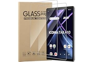 MEMELOKA Pellicola Protettiva per Acer Iconia Tab A10 10.1 Pollici, 2 Pezzi Alta Trasparente AntiGraffio 9H Vetro Temperato per Acer Iconia Tab A10, Alta Definizione e Senza Bolle