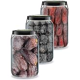 3-Piece Gourmet Dates Jerusalem Date Medina Date Acve Date 3x660cc. A Jar of Jumbo Selected Dates