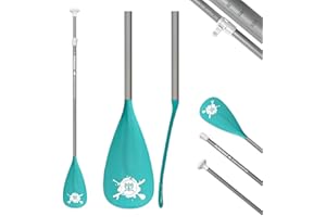 FunWater Sup Paddle – Remo de Tabla de Paddle Ligero y Flotante – Duradero y Plegable, Hojas de Nylon reforzadas – Golpe eficiente