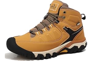 AX BOXING Scarpe Uomo Invernali Caldo Fodera Stivali Antiscivolo Scarponcini Uomo Invernali Scarpe Trekking Stivaletti Taglia 41-46 EU
