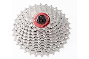 KTKEET Cassette à 11 vitesses 11-25T/28T/30T/32T/34T/36T/40T/42T/46T/50T/52T Cassette de vélo de montagne/vélo de route 11 vitesses compatible avec Shimano Ultegra XT Sunrace Sram
