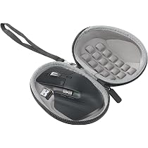 Gdraco Custodia Rigida EVA Per Tastiera Logitech MX Keys – Antiurto E Impermeabile – Con Cinghia Da Polso