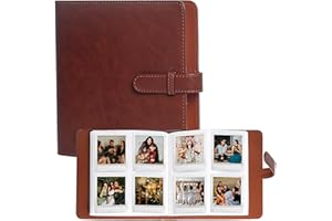 AMAZING WORKS Álbum de fotos de 288 bolsillos para cámara Fujifilm Instax Square SQ1/SQ6/SQ10/SQ20, Mini Shot 3 Square, Mini Shot 3 Square Printer, Kodak Mini 3 Square, álbum de fotos cuadrado para fotos Instax