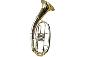 SYMPHONIE WESTERWALD® Tenorhorn/Tenor Horn Gold/Silber, Minibalgelenk, inkl. Luxus-Hartschalenkoffer, Neu