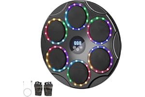 TODO Music Boxing Machine, Smart Bluetooth LED Music Boxer, 9 trybów prędkości i trybów, kolorowe światła