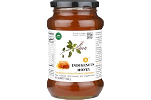 INDIGENOUS HONEY Tulsi Basil Honey Raw Natural Pure Unprocessed NMR Tested Unpasteurized Unheated 530g Glass Jar Pack of 1