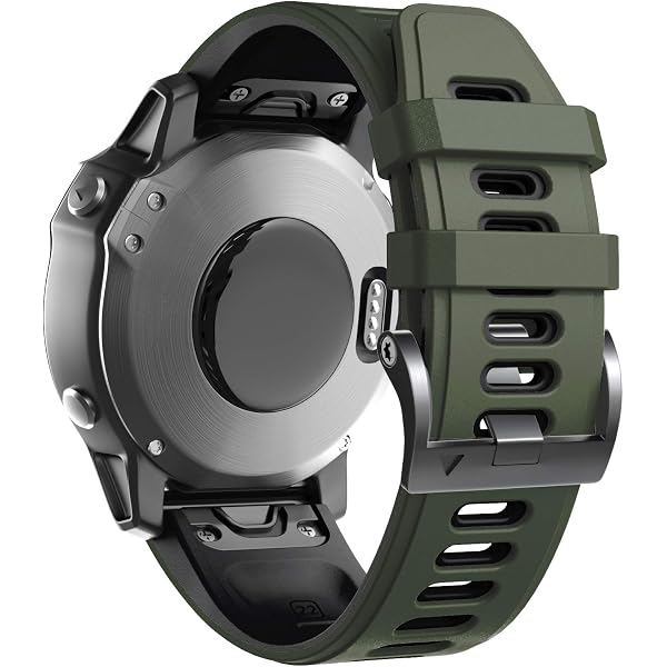 Laffav 22 Mm QuickFit Siliconen Sportband – Compatibel Met Garmin Fenix 8/7/6/5, Epix Pro Gen 2, Instinct 2, Forerunner 965/945 En Meer – Zacht, Ademend En Waterbestendig