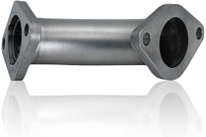 JMCHstore Performance Racing Intake Pipe Inlet Manifold For Coleman 196cc Mini bike Predator 212 Ghost 224cc Engine, KT196 Go kart, BT200X CT200U EX, Baja Warrior MB200, Honda GX160 GX200 Clone Engine