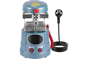 Annhua Dental Vacuum Forming Machine 1000W Vacuum Former, Dental Lab Vacuum Forming Machine with Metal Beads, 220V/60HZ Lab Heat Thermoforming Motor Equipment for Clinics