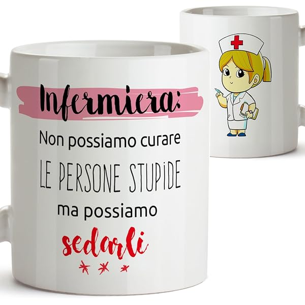 Portachiavi Per Infermiere Con Incisione "Perché Gli Angeli Non Possono Essere Ovunque" - Regalo In Acciaio Inox 3x1.5 Cm