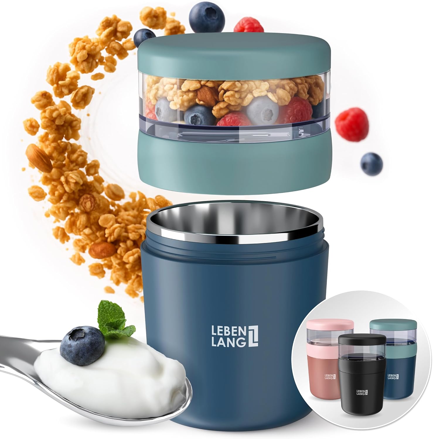Avis d'Expert & Test Approfondi : LEBENLANG Yoghurt To Go Beker RVS 650ml - Iso (Sélection)