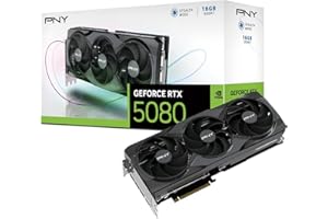 PNY Tarjeta gráfica GEFORCE RTX™ 5080 16GB Triple Ventilador DLSS 4