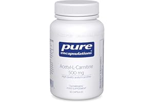 Pure Encapsulations - Acetyl-l-Carnitine (ALCAR) 500mg - Hypoallergenic Amino Acid Supplement - 60 Capsules