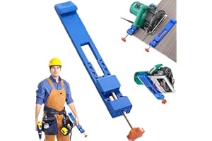 LSYZHX Circular Saw Guide Rail, Adjustable Cutting Machine Base Guide, Circular Saw Guide Cutting Machine Panel Positioning Tool (1 Set)