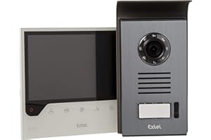 Extel - Wideodomofon z dużym ekranem (18 cm) i podłączony do smartfonów z systemem Android lub Apple, stara wersja, 24 V