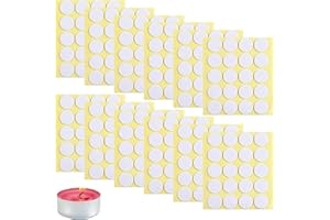 XINSHENG Candle Wick Stickers Wick Glue Dots Heat Resistance Double-Sided Stickers Adhere Steady in Hot Wax Stickers for Candle Making 240pcs