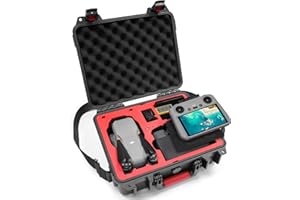 SYMIK P330-A3 Custodia Rigida per DJI Air 3 Drone/Fly More Combo,Adatto per controller DJI RC 2/RC-N2, Batterie, Accessori per Droni