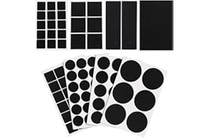 BOHUIZ 93 sztuk antypoślizgowych podkładek do mebli, gumowe maty na nogi, 8 rozmiarów