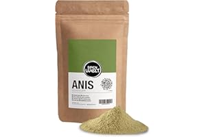 Spicy Welt Anis Gemahlen (100g) – Anispulver für Backen, Kekse, Tee, Kuchen, Desserts, Sirup und Weihnachtsrezepte | Süßlich, Aromatisch und Duftend | 100% Naturrein, Ohne Zusätze