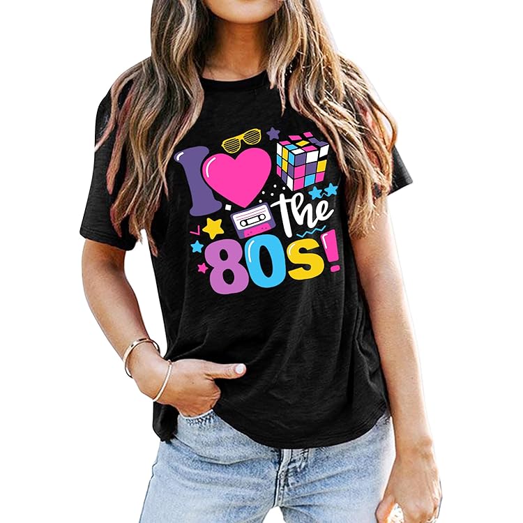 I Love The 80s Camisa 80s Ropa Para Mujeres Y Hombres Camiseta De Manga Larga