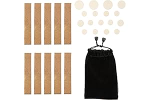 Yootones Lot de 27 tampons en liège pour clarinette en si bémol compatibles avec accessoires de réparation pour clarinette
