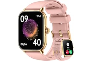 SOUYIE Smart Watch for Men Women Answer/Make Calls, 1.91" Touch Screen Fitness Tracker Watch with Heart Rate Blood Oxygen Sleep Monitor, IP68 Waterproof Sports Smartwatch Compatible Android and iPhone