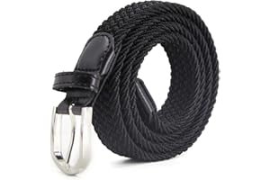 AnJuHoPa Ceinture élastique multicolore pour garçons et filles de 2,5 cm ou 3.0cm de large et 80 cm ou 100 de long à la mode et durable facile à utiliser