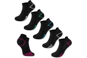 The Essentials Wardrobe Ladies Socks 5 & 10 Pack Trainer Liner Socks Heel Tab Breathable Arch Support Cushioned Heel & Toe Hiking Sports Women Socks Size 4-8